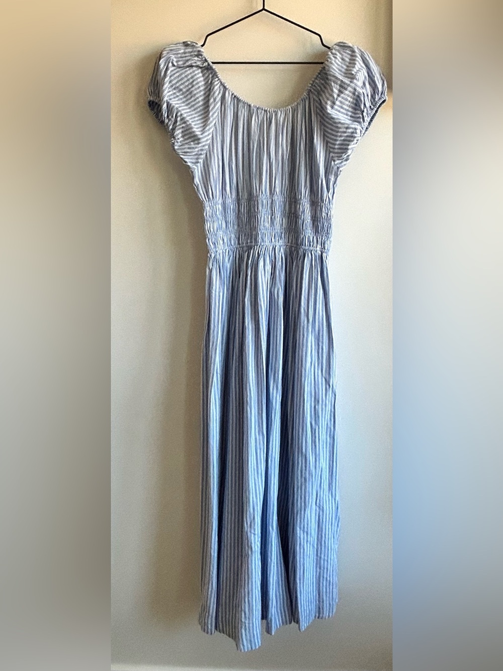 DÔEN Quinn Midi Dress in Montauk Stripe - Picture 3 of 4